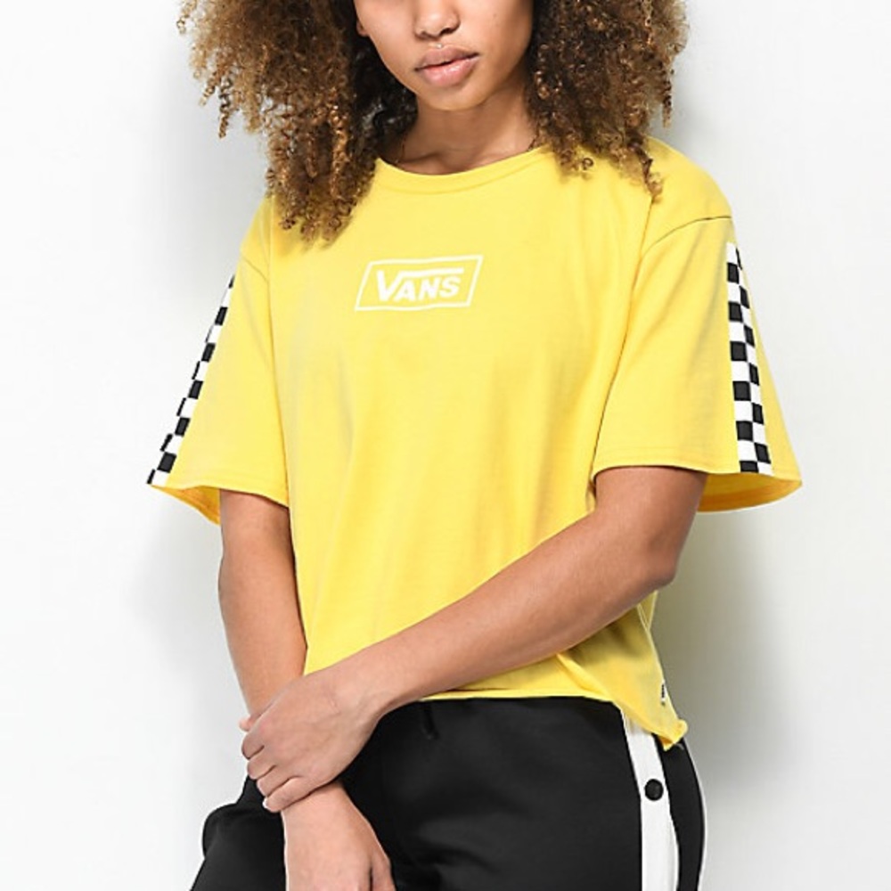 Yellow vans shirt